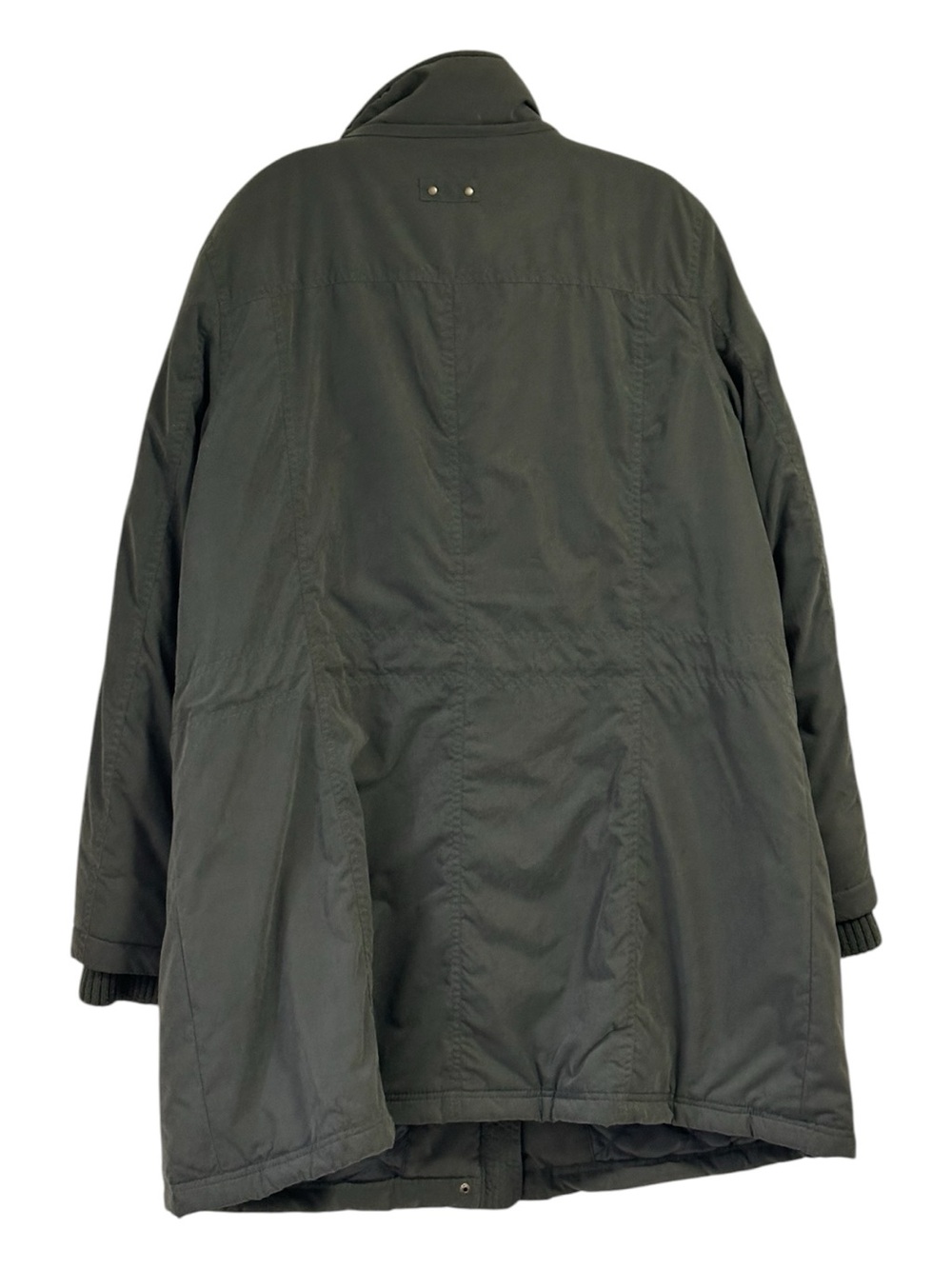 Halogen Utility Jacket with Faux Fur Trim Size 1X in olive green New Without tag - Picture 3 of 8